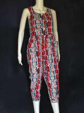 Laura Ashley Cotton Jumpsuit With Front Pockets - Great Britain